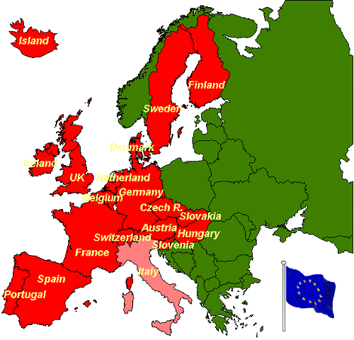Map of Europe